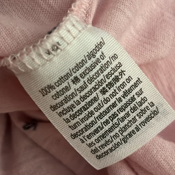 PINK Victoria’s Secret Girl Power Oversized V-Neck Soft Boyfriend Tee T-Shirt S - Picture 13 of 13